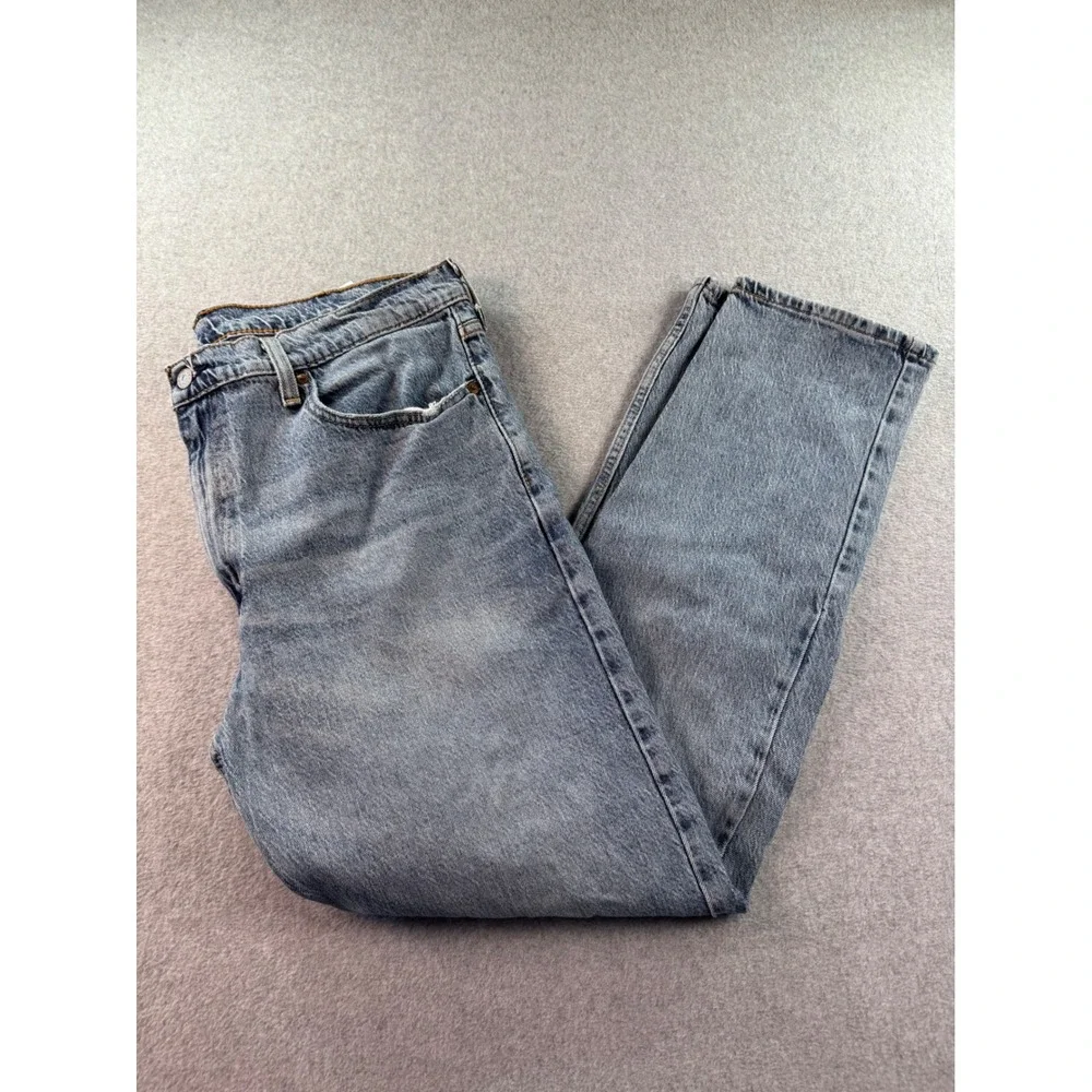 Levis 502 Taper Mens Jeans Light Wash Blue Denim 38x32 29507-0370
